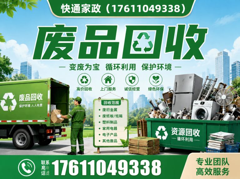 西城区废品回收展示图